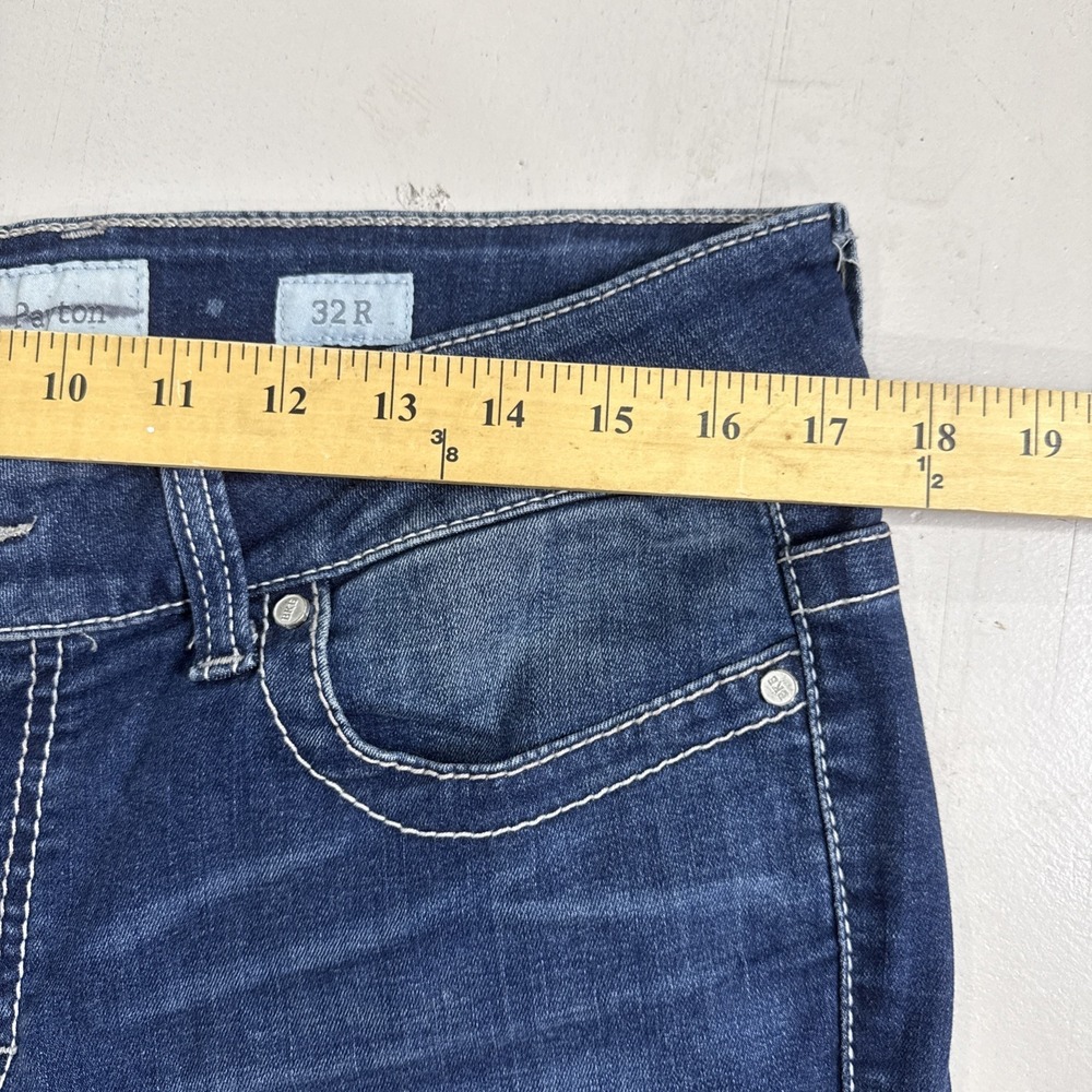 BKE Jeans Payton Womens 32R Mid Rise Blue Denim Bootcut Stretch BUCKLE - Picture 3 of 9
